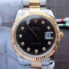 Rolex Noob DateJust 126333 YG Wrapped Black Dial