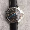 Panerai XF PAM524 Fake Flyback Black Dial Leather Strap P.9100
