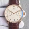 IWC ZF Portuguese IW500701 RG White Dial Leather Strap A52010