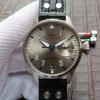 IWC ZF Big Pilot Real PR IW500906 Silver Dial Leather Strap