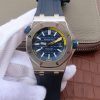Audemars Piguet JF Royal Oak Offshore Diver 2017 Blue 15710 Rubber Strap A3120