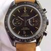Omega Speedmaster Moonwatch PVD Chrono Vintage Black Asso/Rubber Strap A9300