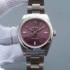 Rolex Oyster Perpetual 39mm 114300 Red Grape Dial on SS Bracelet SH3132