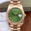 Rolex Day-Date 40mm 228235 RG Noob Green Dial Roman Markers RG Bracelet A3255
