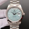 Rolex Day-Date 40mm 228206 Noob Textured Ice Blue Dial Bracelet A3255