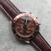 Breitling Super Ocean Heritage Chrono SS Brown Dial SS Leather Strap A7750