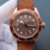 Tudor Heritage Black Bay Bronze ZF Aged Brown Leather Strap A2824